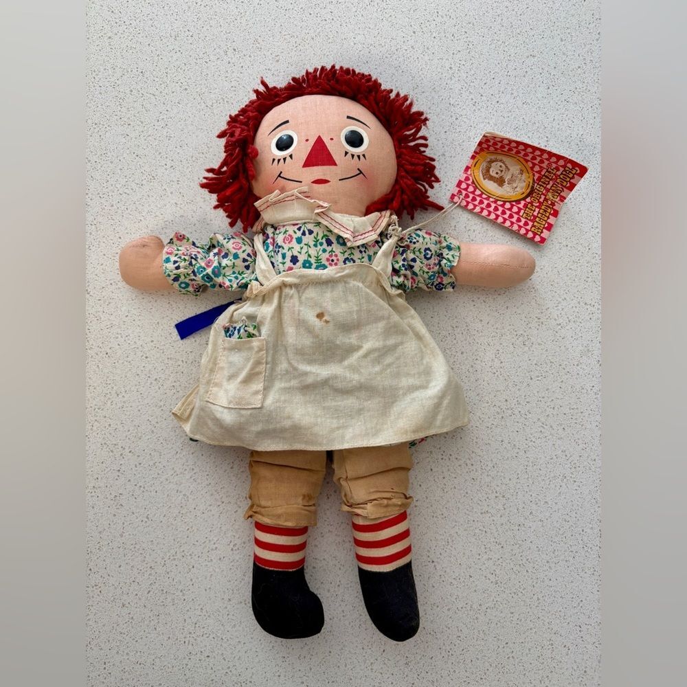 Vintage Knickerbocker Raggedy Ann Doll Original D2
